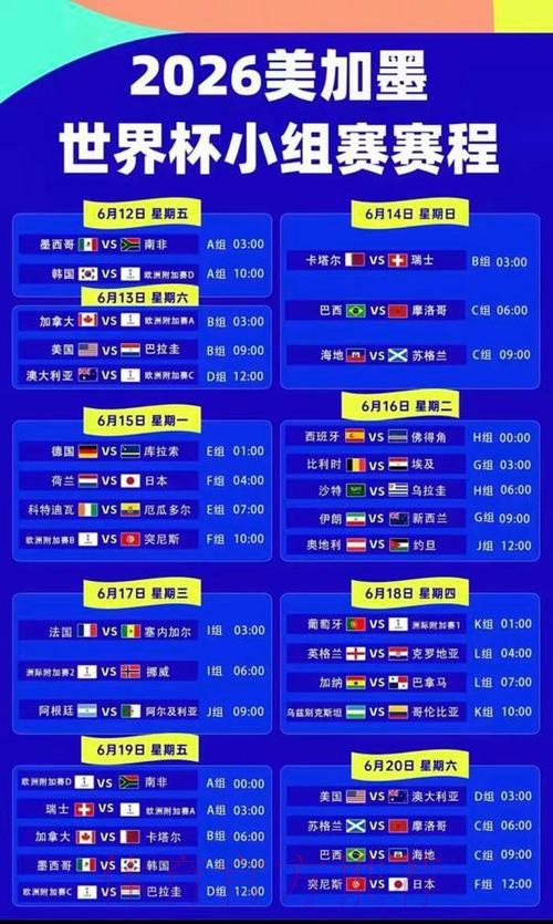 2026美加墨世界杯免费观看在哪里看 2026美加墨世界杯免费观看在哪里看